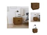 Vidaxl Comodino Marrone Miele 40X34X35 Cm In Legno Massiccio Di Pino - Comodini