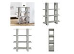 Vidaxl Libreria/Divisorio Per Ambienti Grigio Cemento 100X30X123,5 Cm - Libreria - Scaffali Per Libri - Libreria - Scaffale Di Stoccaggio