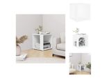 Vidaxl Tavolino Bianco 33X33X34,5 Cm In Legno - Tavolini