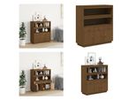 Vidaxl Credenza Honigbraun 100X40X108,5 Cm Massivholz Kiefer - Credenza - Credenze - Credenza - Schrank