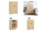 Vidaxl Credenza Sonoma Rovere 69,5X31X115 Cm Materiale A Base Di Legno - Credenza - Credenze - Credenza - Armadio