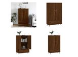 Vidaxl Credenza In Rovere Marrone 69,5X31X115 Cm Materiale A Base Di Legno - Credenza - Credenza - Madia - Armadio