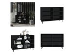 Vidaxl Credenza Nera 103,5X35X70 Cm Materiale A Base Di Legno - Credenza - Credenze - Armadi - Credenze