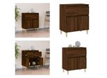 Vidaxl Credenza In Rovere Marrone 60X35X70 Cm In Legno - Credenza - Credenza - Credenza - Credenza - Credenza