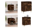 Vidaxl Credenza In Rovere Fumé 60X35X70 Cm In Legno - Credenza - Credenza - Credenza - Credenza - Credenza