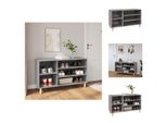 Vidaxl Portascarpe Grigio Sonoma 102X36X60 Cm Materiale A Base Di Legno - Portascarpe E Armadietti