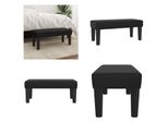 Vidaxl Panca Nera 70X30X30 Cm In Pelle Finta - Panca - Panche - Panchina - Panca Per Corridoio
