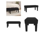 Vidaxl Panca Nera 70X30X30 Cm In Tessuto - Panca - Panche - Panchina - Panca Da Corridoio