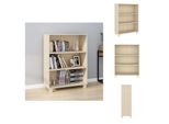 Vidaxl Libreria Hamar Marrone Miele 85X35X112 Cm In Legno Di Pino Massiccio - Librerie & Librerie