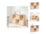 Vidaxl Credenza 110,5X35X80 Cm Pino Massiccio - Credenze