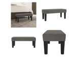 Vidaxl Panca Grigio Scuro 70X30X30 Cm In Velluto - Panca - Panca - Panchina - Panca Per Corridoio