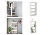 Vidaxl Libreria/Divisorio Bianco 60X35X135 Cm In Pino Massiccio - Libreria - Librerie - Libreria In Legno - Divisorio Per Ambienti