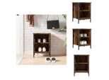 Vidaxl Scarpiera In Rovere Affumicato 38X35X50 Cm In Legno - Scarpiere E Armadietti