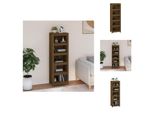 Vidaxl Libreria Marrone Miele 50X35X154 Cm In Legno Di Pino Massiccio - Librerie E Scaffalature