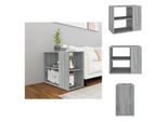 Vidaxl Tavolino Grigio Sonoma 60X30X50 Cm In Materiale Ligneo - Credenze