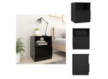 Vidaxl Comodino Nero 40X40X50 Cm Materiale Legno - Comodini
