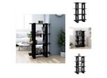Vidaxl Libreria/Divisorio Nero 80X30X123,5 Cm - Librerie E Scaffali