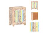 Vidaxl Credenza 61X35X76 Cm Legno Di Acacia Grezzo - Credenze