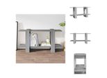 Vidaxl Libreria Grigio Sonoma 100X30X51 Cm Materiale A Base Di Legno - Librerie E Scaffalature