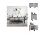 Vidaxl Comodini 2 Pz. Grigio Sonoma 40X30X50 Cm Materiale A Base Di Legno - Comodini