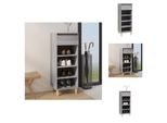 Vidaxl Scarpiera Grigio Sonoma 40X36X105 Cm Materiale A Base Di Legno - Scarpiere E Armadietti