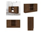 Vidaxl Credenza Look Rovere Marrone 120X30,5X70 Cm In Legno Ingegnerizzato - Credenza - Credenze - Cassettiere - Cassettiere