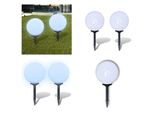 Vidaxl Luci Da Sentiero 2 Pz. Led 30 Cm Con Picchetto A Terra - Lampada Da Giardino - Lampade Da Giardino - Illuminazione Esterna - Illuminazione Esterna