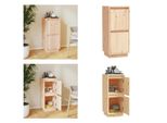 Vidaxl Credenza 31,5X34X75 Cm In Legno Di Pino Massiccio - Credenza - Credenza - Armadio - Armadio Portaoggetti