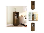 Vidaxl Credenza Marrone Miele 37X34X110 Cm Pino Massiccio - Credenze