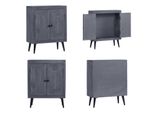 Vidaxl Credenza In Legno Massiccio Di Mango 60 X 30 X 76 Cm - Credenza - Credenze - Credenze - Credenze