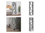 Vidaxl Scaffale Grigio Sonoma 45X24X160 Cm Materiale A Base Di Legno - Scaffale - Librerie - Libreria - Divisorio Per Ambienti