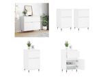 Vidaxl Credenze 2 Pz. Bianco 40X35X70 Cm Materiale A Base Di Legno - Credenza - Credenze - Cassettiera - Credenza