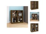 Vidaxl Credenza Marrone Miele 70X33X76 Cm Pino Massiccio - Credenze