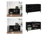 Vidaxl Scarpiera Nera 102X36X60 Cm Materiale A Base Di Legno - Scarpiera - Armadietti Per Scarpe - Scarpiera - Magazzino Per Scarpe