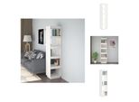 Vidaxl Libreria/Divisorio Bianco 40X35X167 Cm In Legno Di Pino Massiccio - Librerie E Scaffali