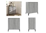 Vidaxl Credenza Grigio Sonoma 60X35X70 Cm Materiale A Base Di Legno - Credenza - Credenze - Armadio - Armadio Portaoggetti