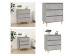 Vidaxl Credenza Grigio Cemento 60X35X70 Cm In Legno - Credenza - Credenza - Armadio - Armadio Portaoggetti