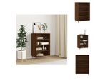Vidaxl Credenza Marrone Effetto Rovere 57X35X90 Cm In Legno - Credenze