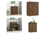 Vidaxl Credenza Look Rovere Marrone 60X30X75 Cm In Legno - Credenza - Credenza - Armadio - Armadio Portaoggetti