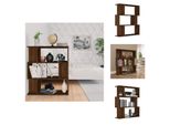 Vidaxl Libreria/Divisorio Per Camera In Rovere Marrone 80X24X96 Cm Materiale A Base Di Legno - Librerie E Scaffalature