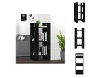 Vidaxl Libreria/Divisorio Nero 41X35X91 Cm In Legno Di Pino Massiccio - Librerie & Librerie