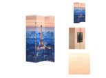 Vidaxl Divisorio Pieghevole 120 X 170 Cm Parigi Di Notte - Divisore Per Ambienti