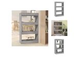 Vidaxl Libreria/Divisorio Grigio Sonoma 60X30X103 Cm Materiale A Base Di Legno - Librerie E Librerie