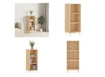 Vidaxl Credenza In Rovere Sonoma 34,5X32,5X90 Cm - Credenza - Credenze - Armadio - Armadio Portaoggetti