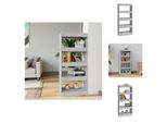 Vidaxl Libreria/Divisorio Per Camera Grigio Cemento 60X30X135 Cm Materiale A Base Di Legno - Librerie E Librerie