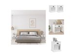 Vidaxl Comodini 2 Pz. Bianco 43X36X50 Cm - Comodini