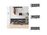 Vidaxl Portascarpe Grigio Sonoma 131X35X50 Cm In Legno - Portascarpe E Armadietti