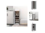 Vidaxl Portascarpe Grigio Sonoma 32X35X92 Cm Materiale A Base Di Legno - Portascarpe E Armadietti
