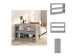 Vidaxl Libreria/Divisorio Grigio Sonoma 100×30×72 Cm - Librerie E Scaffalature