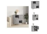 Vidaxl Credenza Grigio Sonoma 60X35X70 Cm Materiale A Base Di Legno - Credenze